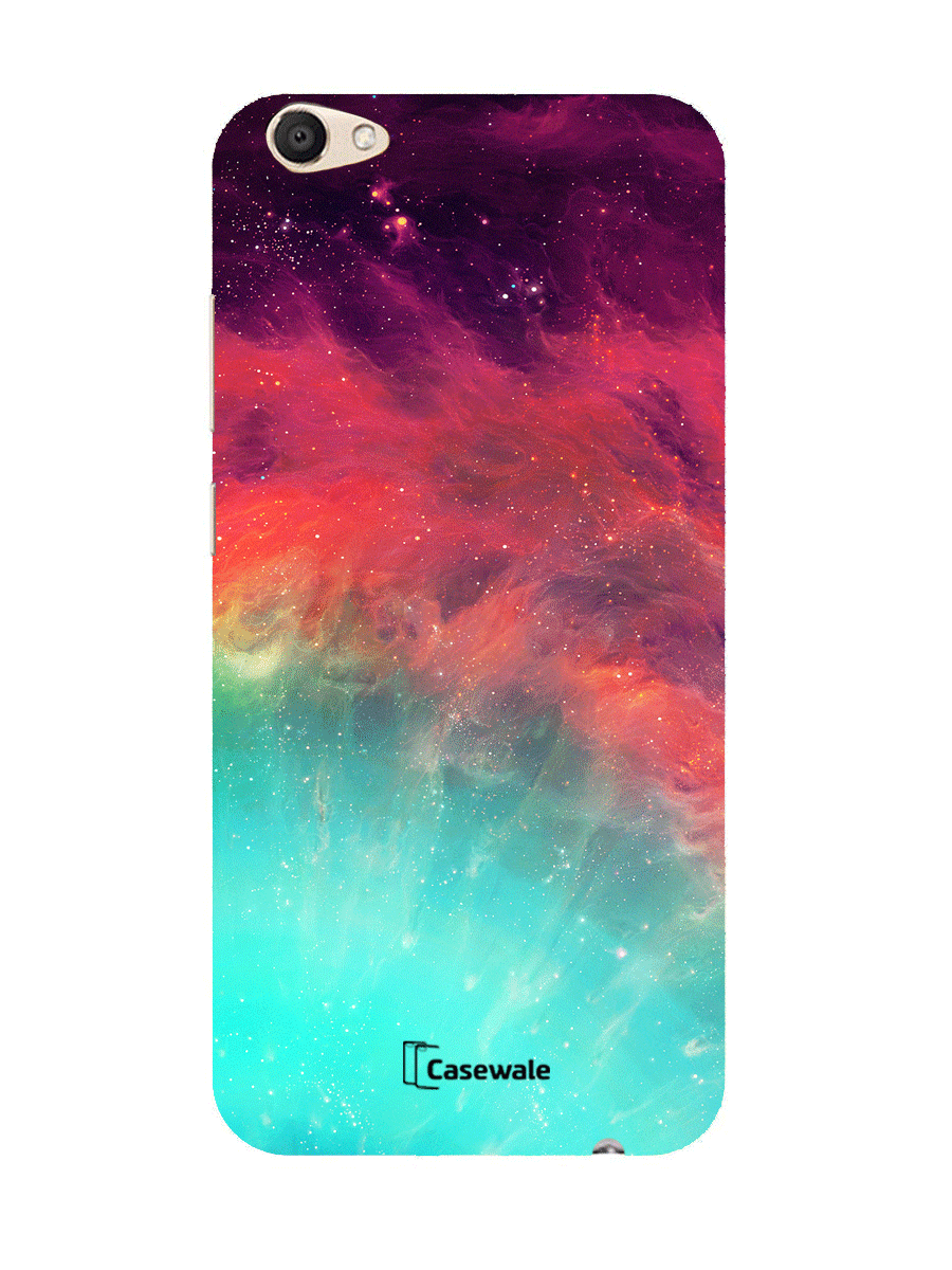 Multi Shades Galaxy Printed Cover for Vivo V5 Plus