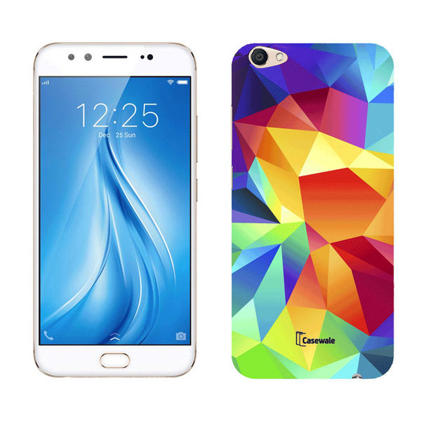 Multi Coloured Printed Cover for Vivo V5 Plus
