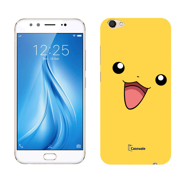 Pikachu Printed Cover for Vivo V5 Plus