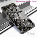Luxury Marble Pattern Tempered Glass Case for VIVO Y95