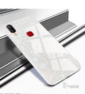 Luxury Marble Pattern Tempered Glass Case for Vivo V9
