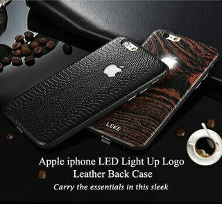 Apple iphone 6/6 Plus, 6S/6S Plus, 7/7 Plus LED Light Up Logo Back Case