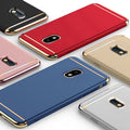 Luxury Electroplating 3 in 1 Phone Case for Galaxy J7 Pro
