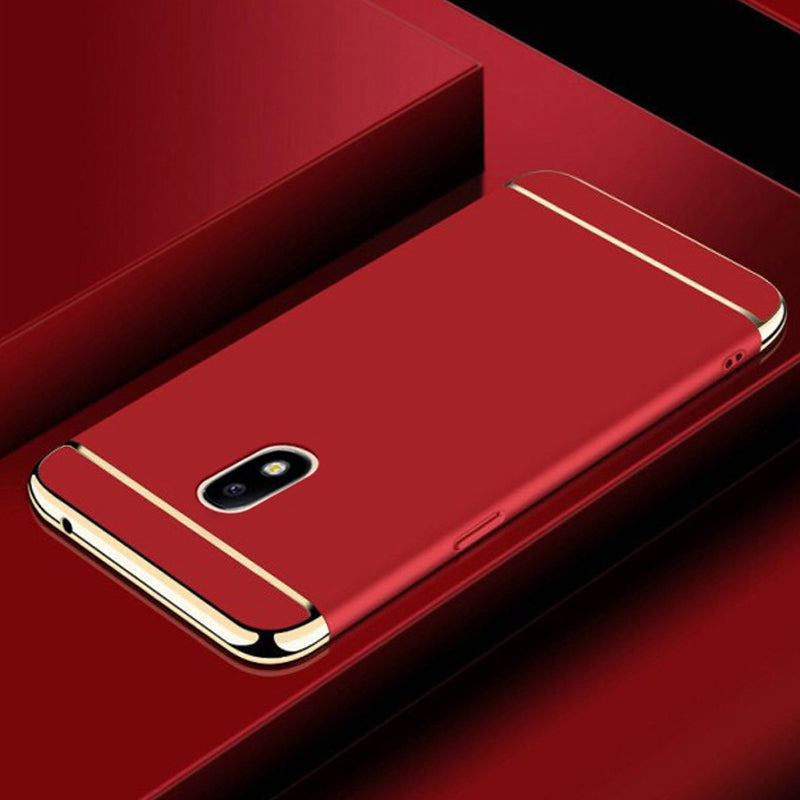 Luxury Electroplating 3 in 1 Phone Case for Galaxy J7 Pro