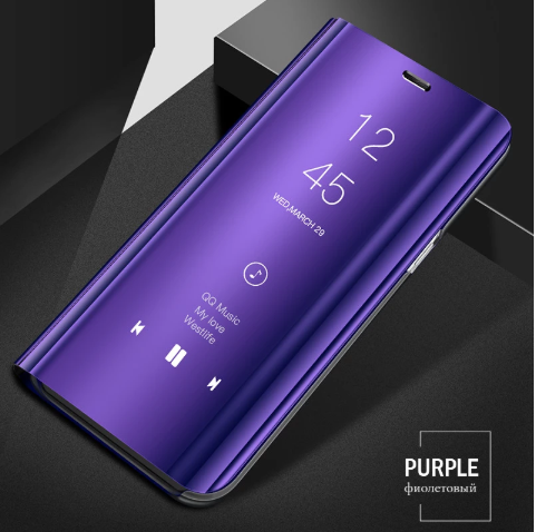 Luxury Clear View Smart Mirror Flip Case for Samsung Galaxy A30s