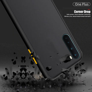 Anti-knock Armor Transparent Matte Hard Case for OnePlus Nord
