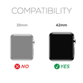 Series 3 42mm Silicone Wrist Band for Apple Watch