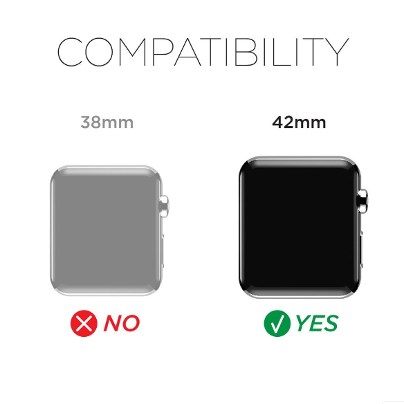 Series 3 42mm Silicone Wrist Band for Apple Watch