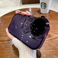 iPhone Series Astronaut Lens Bracket Electroplated Phone Case
