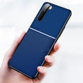 IQS Design Soft Leather Texture Case with Magnetic Car Vent for Oneplus Nord