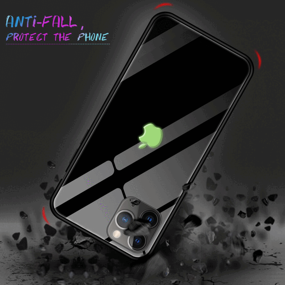 iPhone 13 Series Radium Glow Light Illuminated Logo 3D Case