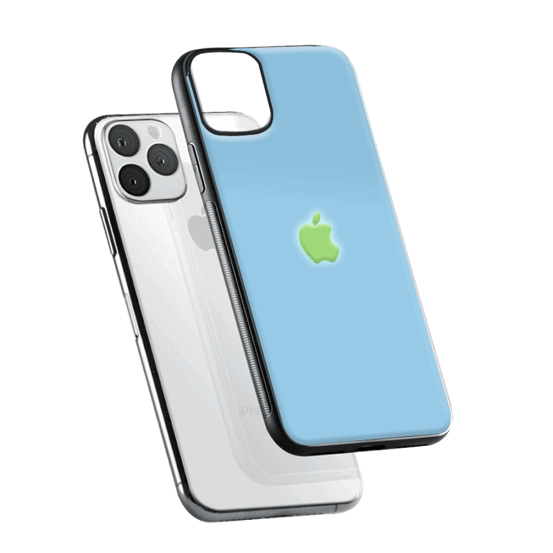 iPhone 13 Series Radium Glow Light Illuminated Logo 3D Case