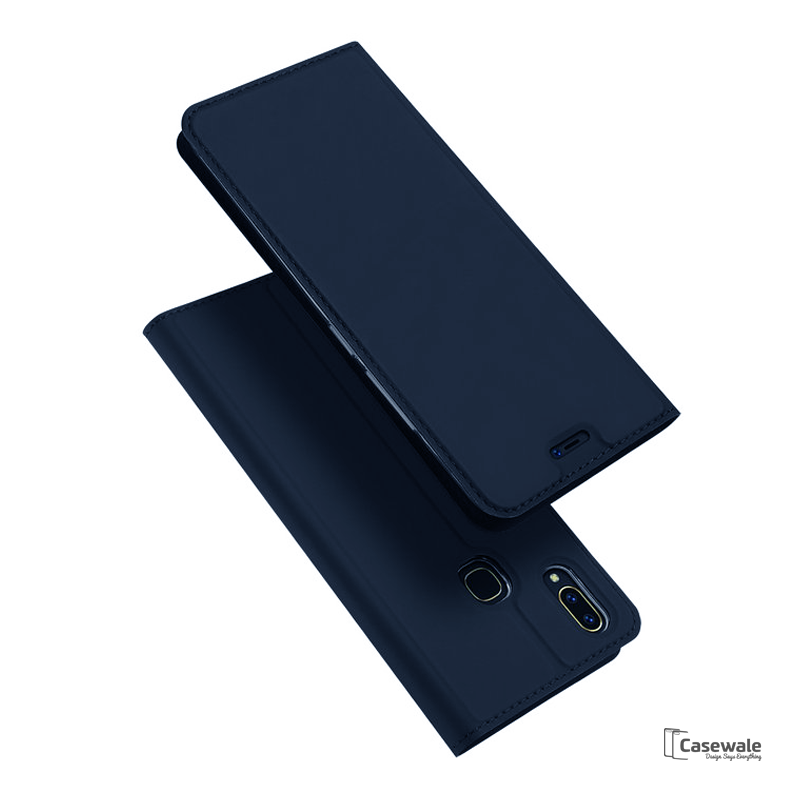 Luxury Flip Leather Wallet Case For Vivo V9