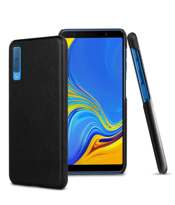Luxury Leather Finish Full Protection Case for Galaxy A7 2018