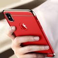 Luxury Electroplating 3 in 1 Case for iPhone X