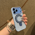 Casewale StarLuxe Glitter Ring Stand Case - Blue
