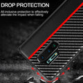 Original CENMASO Carbon Fiber PU Leather Case For OnePlus 8 / 8 Pro