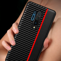 Original CENMASO Carbon Fiber PU Leather Case For OnePlus 8 / 8 Pro
