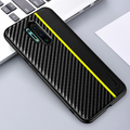 Original CENMASO Carbon Fiber PU Leather Case For OnePlus 8 / 8 Pro
