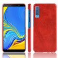 Luxury Leather Finish Full Protection Case for Galaxy A7 2018