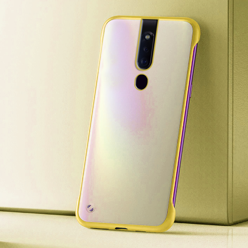 Luxury Frameless Semi Transparent Ring Finger Case for OPPO F11 / F11 PRO