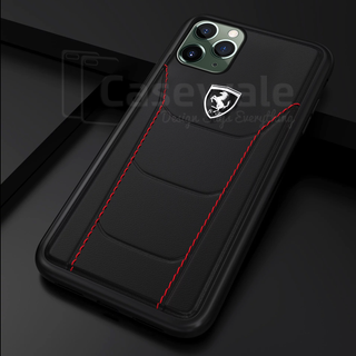 Ferrari ® Genuine Leather Crafted Limited Edition Case for iPhone 11 Series