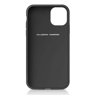Ferrari Leather Carbon Fiber Hard Case for iPhone 11 Series