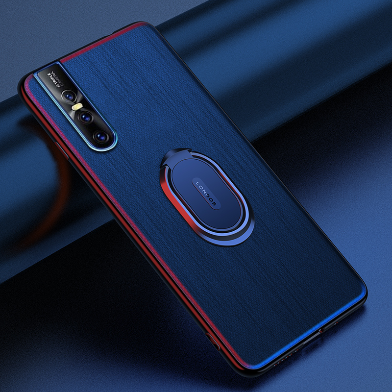 Magnetic Stand Cloth Texture Phone Holder Case for VIVO V15 Pro