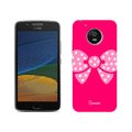 Pink Ribbon Printed Cover for Moto G5 Plus