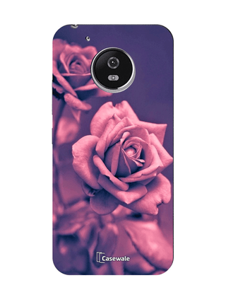 Rose Printed Cover for Moto G5 Plus