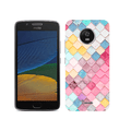 Multi Coloured Small Triangle Printed Cover for Moto G5 Plus