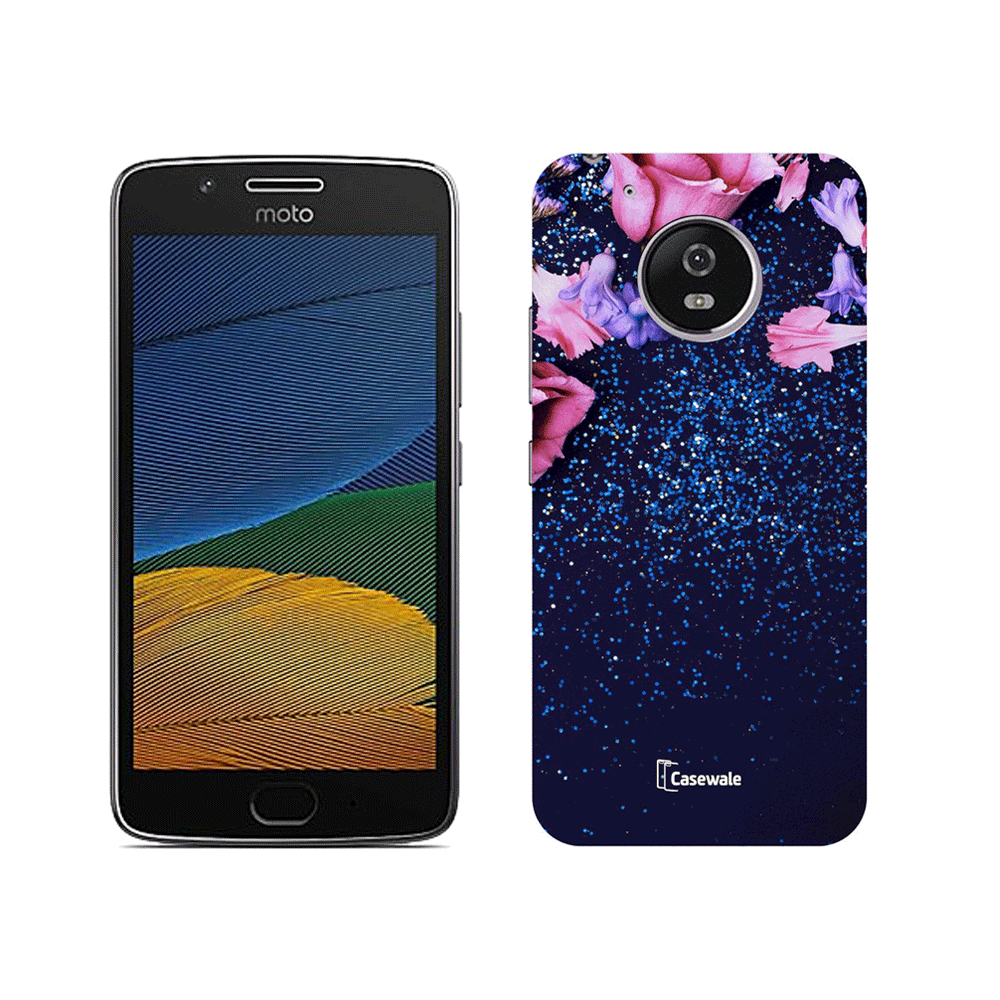 Rose Printed Cover for Moto G5 Plus