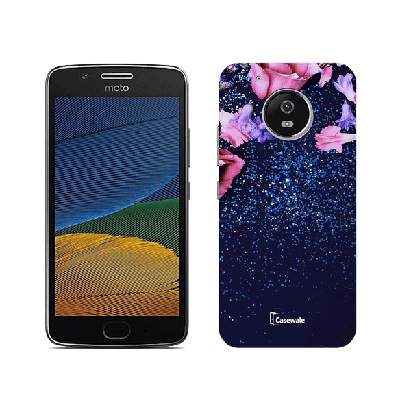 Rose Printed Cover for Moto G5 Plus
