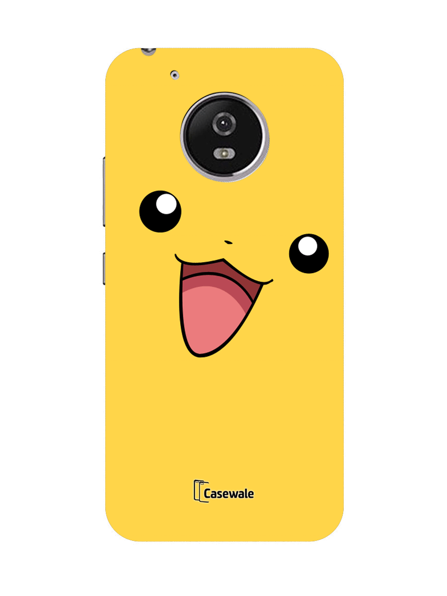 Pikachu Printed Cover for Moto G5 Plus