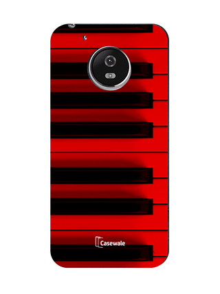 Piano Printed Cover for Moto G5 Plus