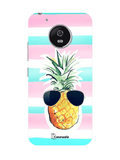 Summer Pineapple cool Printed Cover for Moto G5 Plus