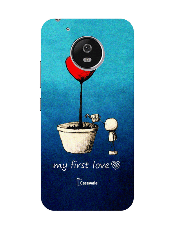 My First Love Printed Cover for Moto G5 Plus