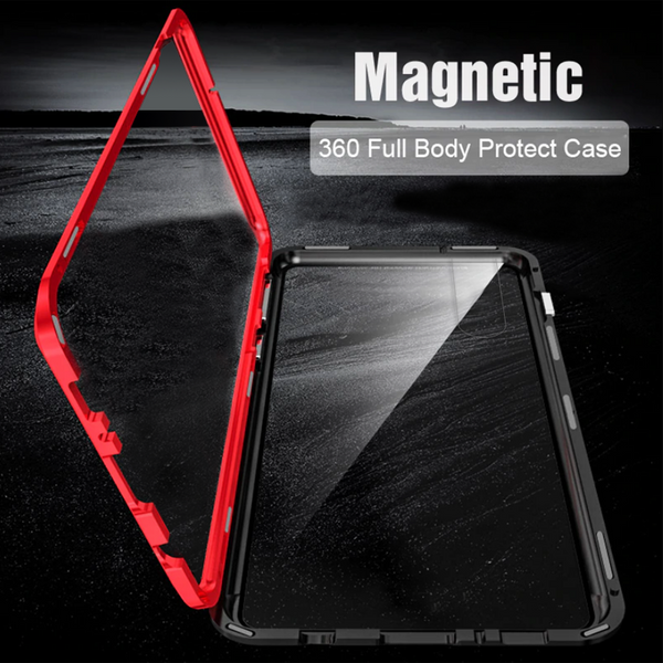 LUPHIE 2nd Generation Dual Color Magnetic Glass Case for VIVO V15 Pro