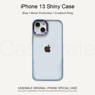 iPhone 13 Series Gradient Metal Frame Camera Protection Case
