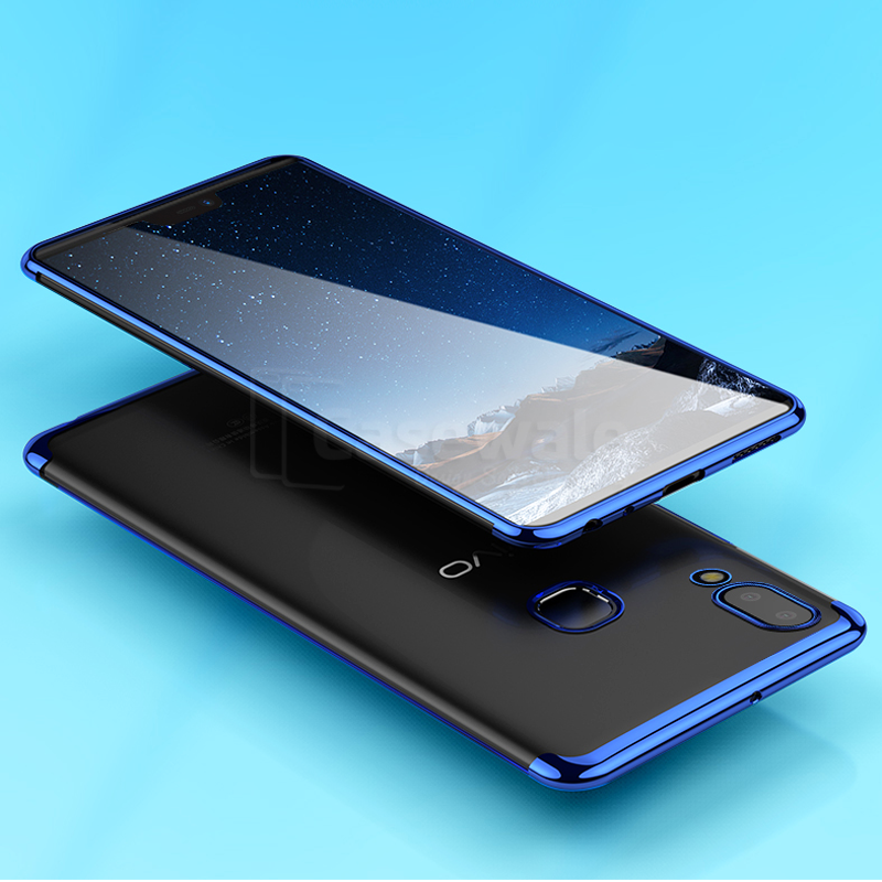 High-end Fashion Transparent Plated Case for Vivo V9