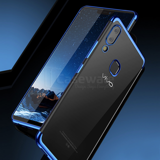 High-end Fashion Transparent Plated Case for Vivo V9