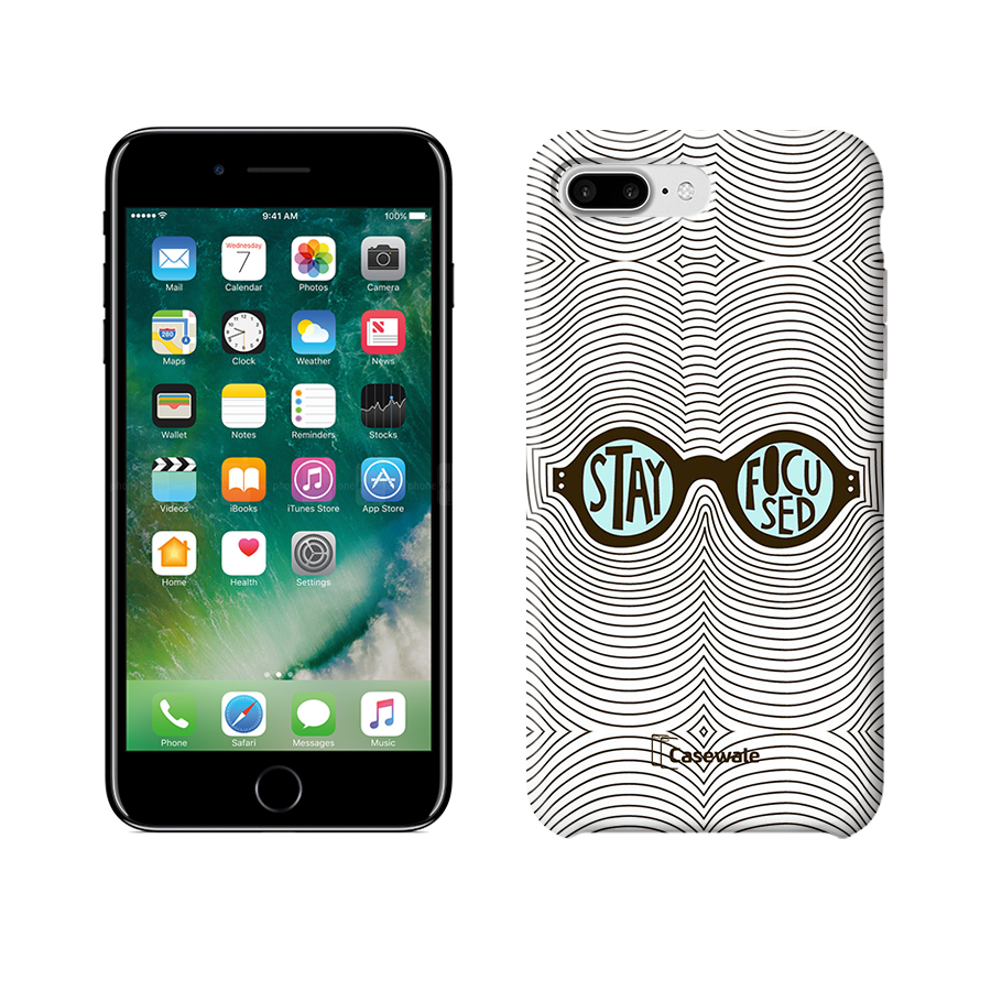 Stay Focused Printed Cover for iPhone 7 Plus