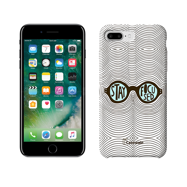 Stay Focused Printed Cover for iPhone 7 Plus