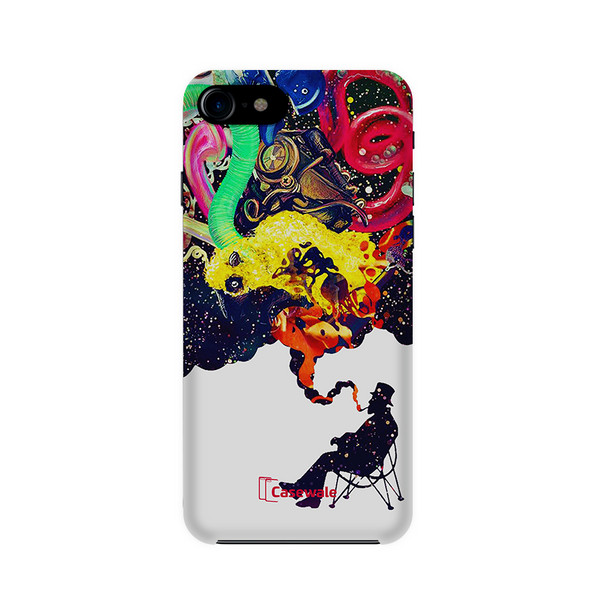 Smoking Colorful Texture Cover for iPhone 7