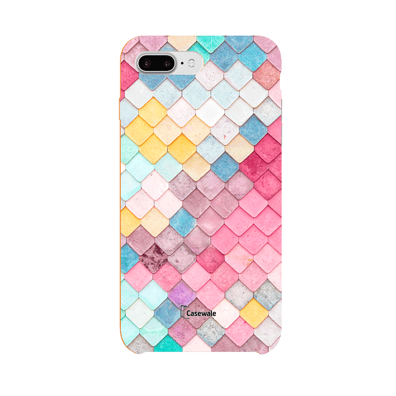 Multi Coloured Small Triangle Printed Cover for iPhone 7 Plus