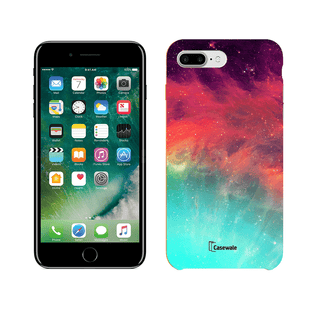 Multi Shades Galaxy Printed Cover for iPhone 7 Plus