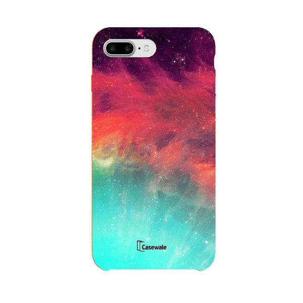 Multi Shades Galaxy Printed Cover for iPhone 7 Plus