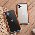 R-JUST Luxury Aluminum Metal Wood Bumper Case for iPhone 11 Series