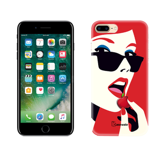 Red Apple Printed Cover for iPhone 7 Plus