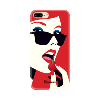 Red Apple Printed Cover for iPhone 7 Plus